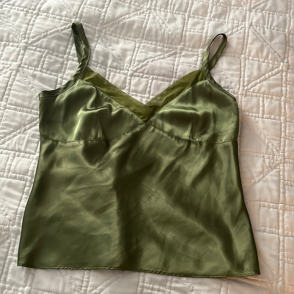 Green George Silk-like Camisole